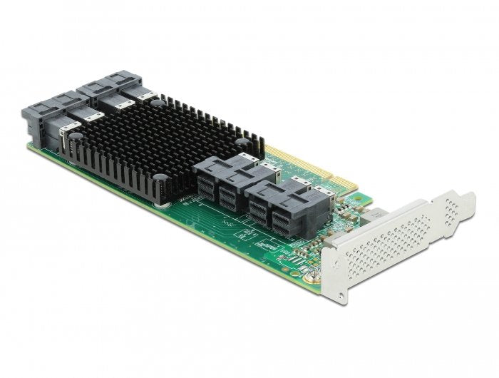 Delock 90504 Tarjeta Pci Express X16 A 8 X Interna Nvme Sff-8643 - Factor De Forma De Perfil Bajo