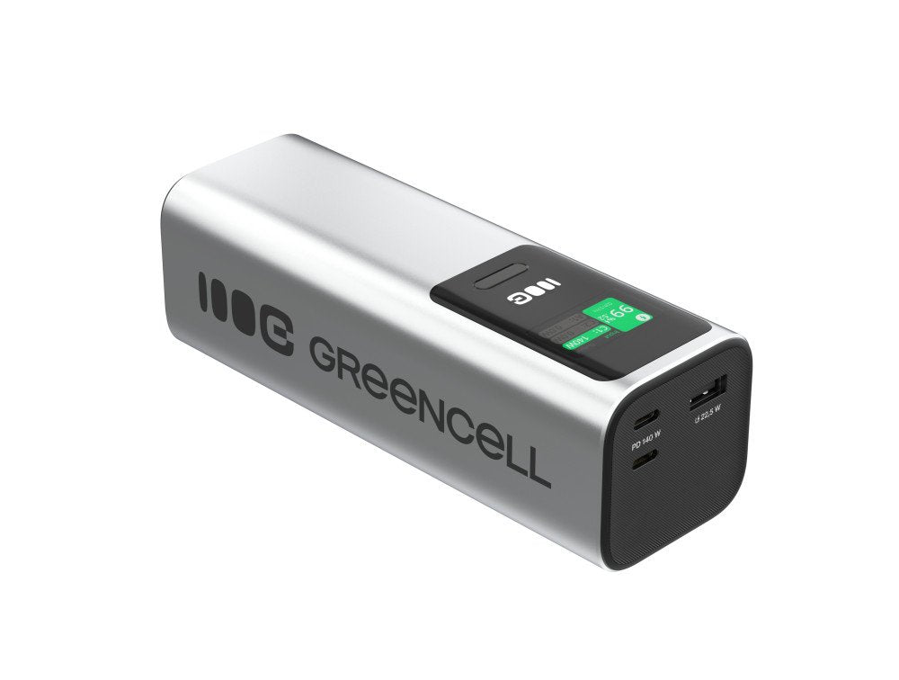 EAN 5904326374713 - Green Cell GC PBGC25UD - Powerbank PBGC25UD, 25200 mAh, 140 W, 1x USB-A, 2x USB-C Ión de litio Aluminio, imagen 5