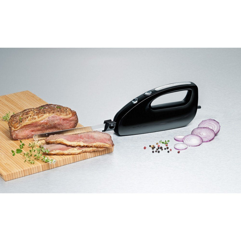EAN 4001797850102 - Rommelsbacher EM 150 cuchillo eléctrico 120 W Negro, Acero inoxidable imagen 2