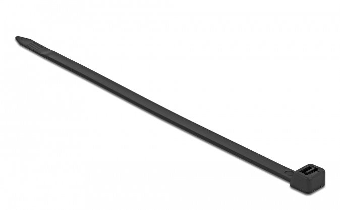 EAN 4043619196449 - DeLOCK 19644 presilla Nylon Negro 10 pieza(s) imagen 1