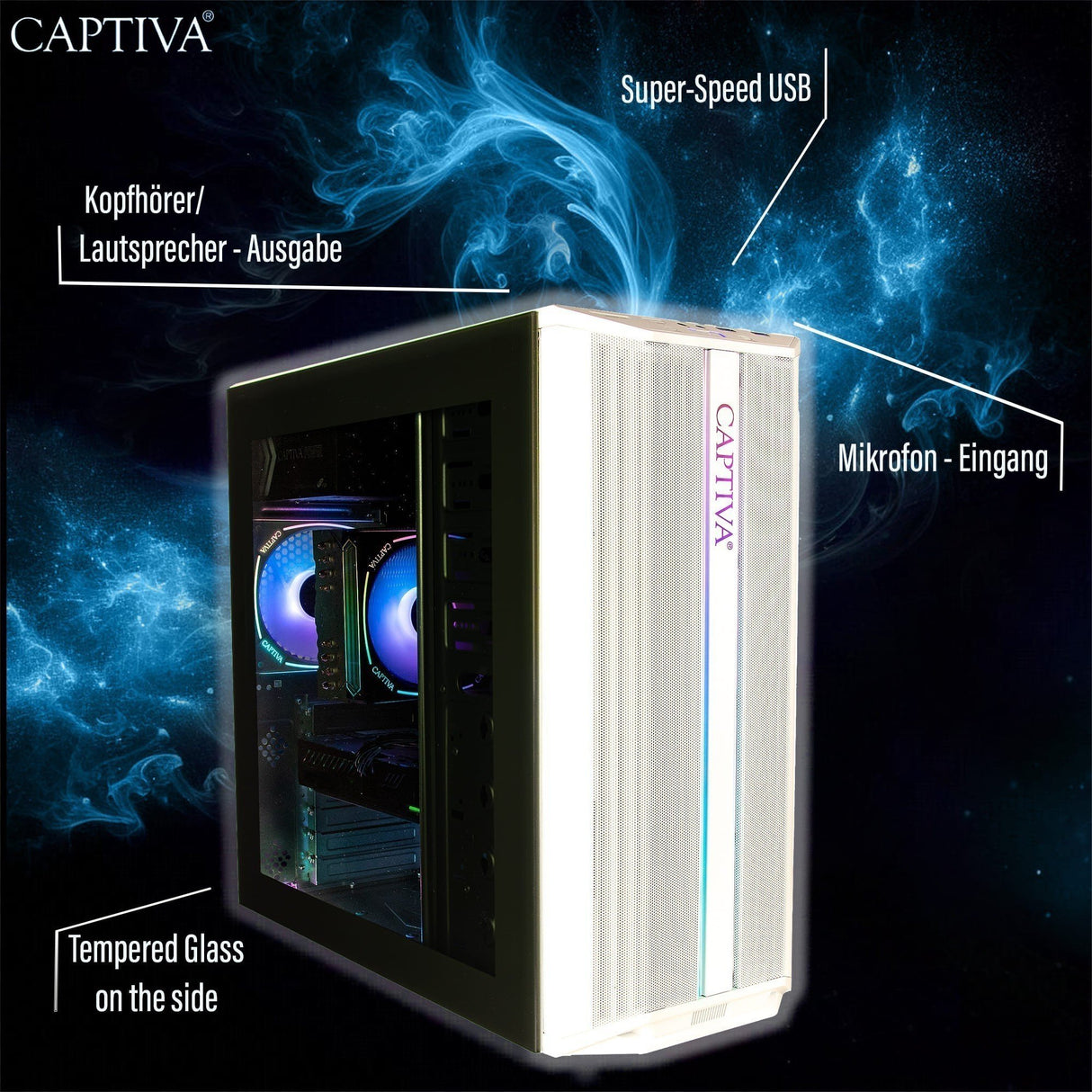 EAN 4046373986080 - CAPTIVA 98608 PCs/estación de trabajo AMD Ryzen™ 7 5700X 32 GB DDR4-SDRAM 1 TB SSD NVIDIA GeForce RTX 506 imagen 6