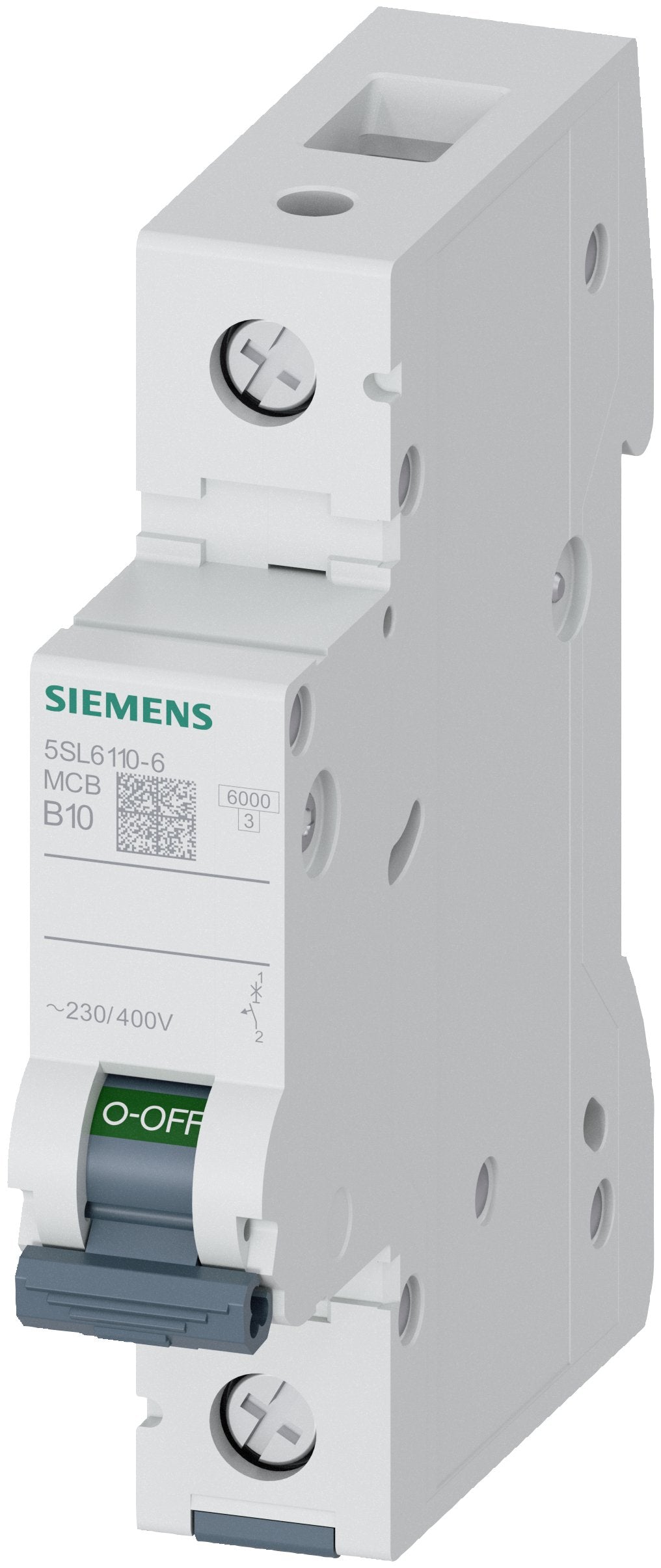 Siemens Automat B 10a 5sl61106 230 400v 6ka 1p