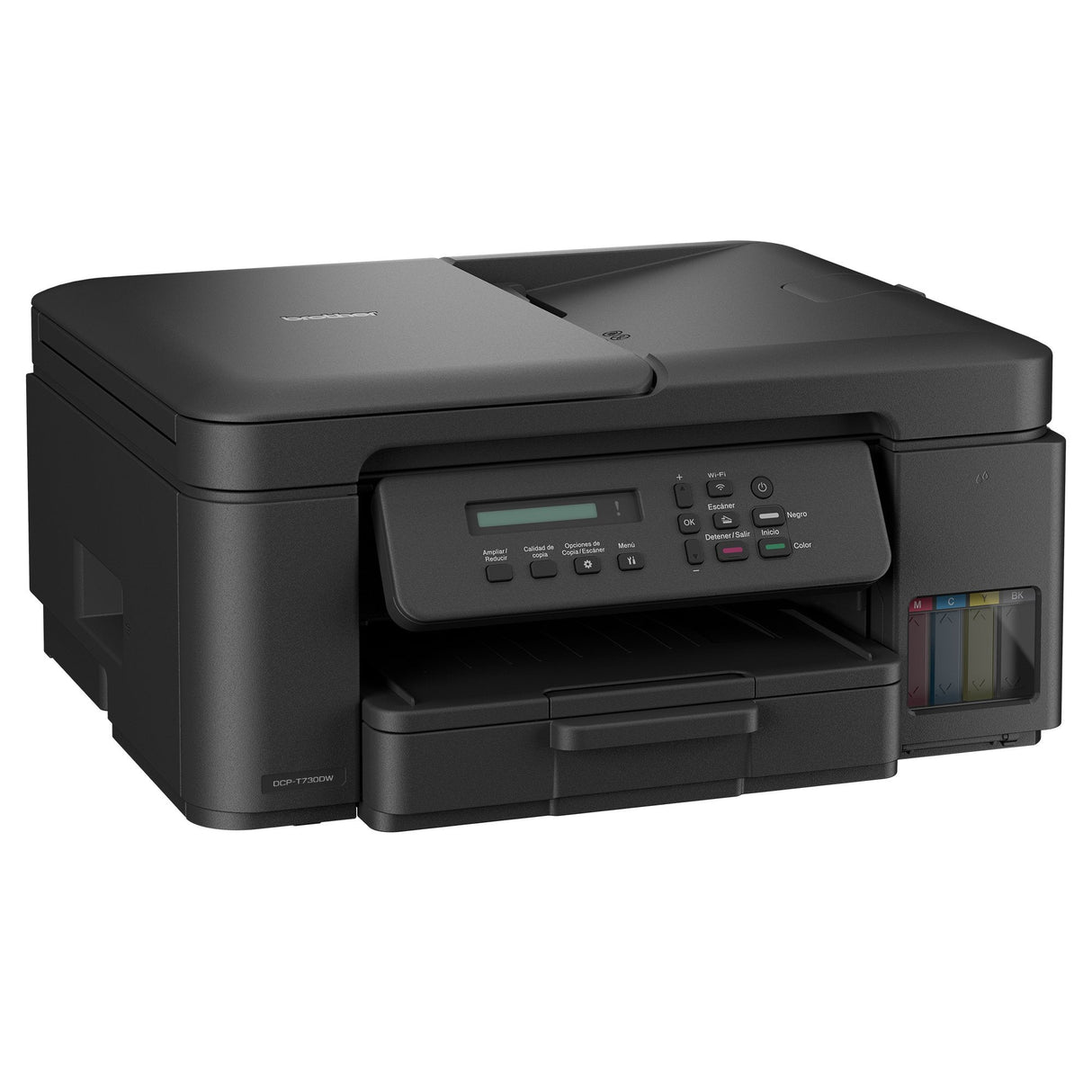Impresora De Inyección De Tinta Inalámbrica 3 En 1 Brother Dcp-T730dw