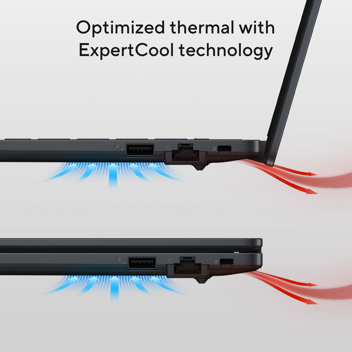 Expertbook B1 - 15.6 Inch - Intel Core I5-1335u - 8 Gb - 256 Gb - Windows 11 Pro - Qwerty - Black/Grey