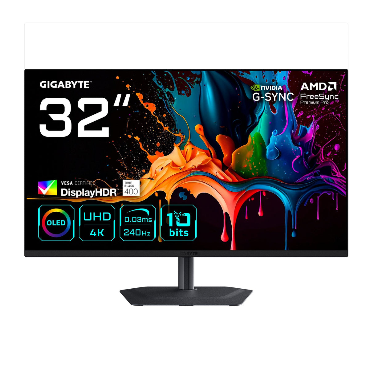 Gigabyte Gaming Monitor 31,5" Oled Mo32u2 Ek