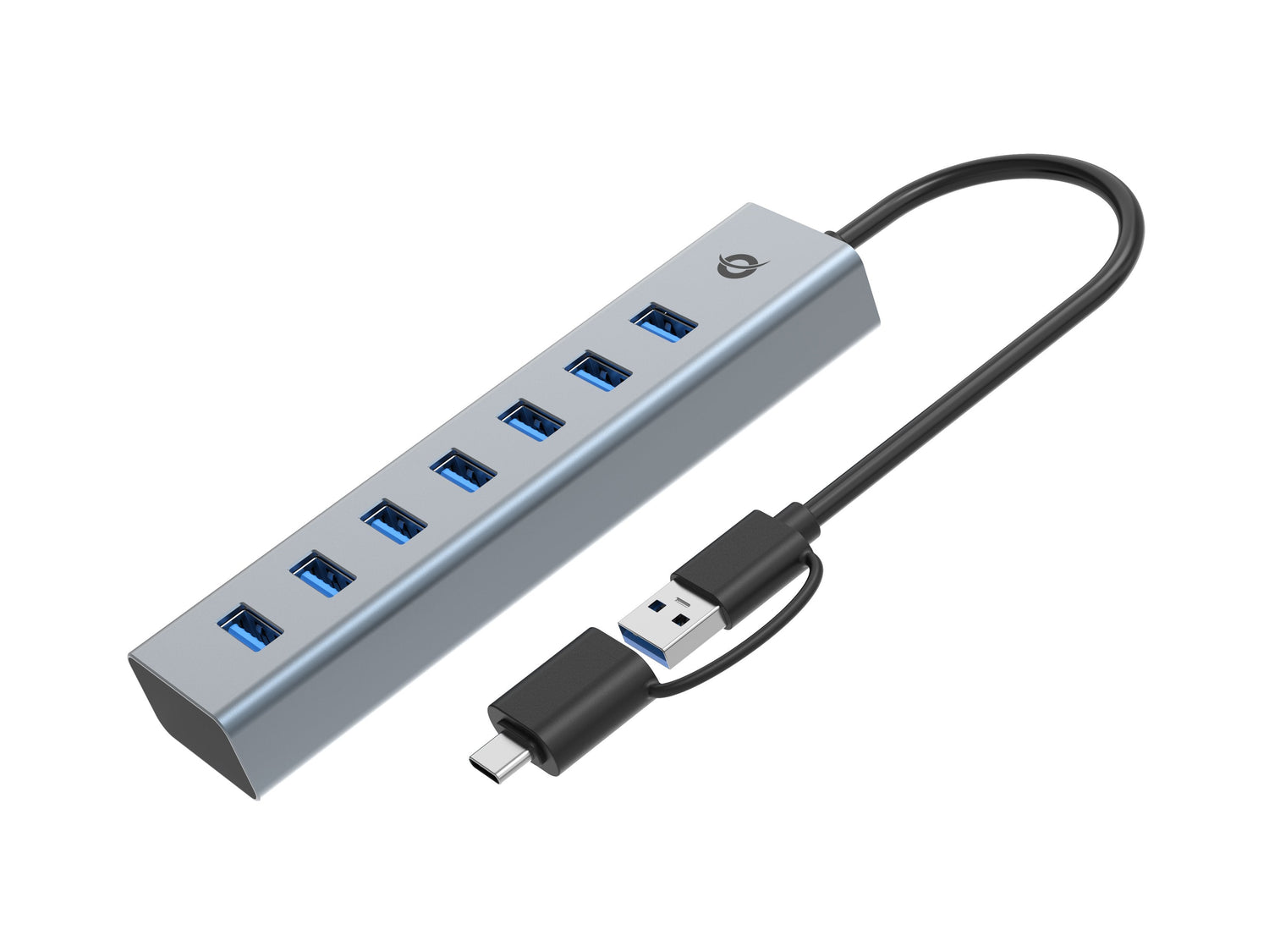 Conceptronic Usb-Hub 7-Port 3.0 ->7x3.0 +Typc 5gbps M.Nz Gr