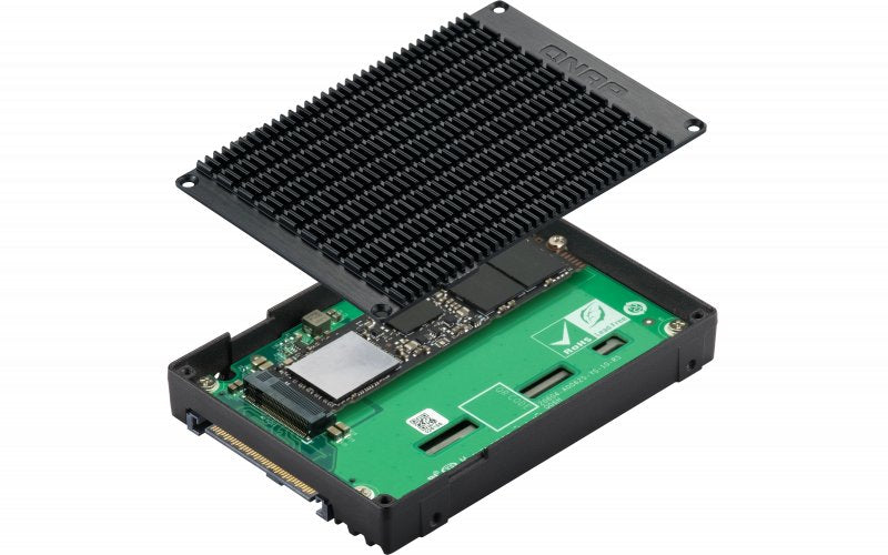 EAN 4711103080375 - QNAP QDA-UMP4 caja para disco duro externo Caja externa para unidad de estado sólido (SSD) Negro 2.5" imagen 7
