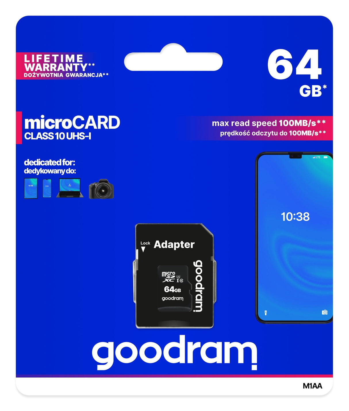 EAN 5908267930151 - Goodram M1AA 64 GB MicroSDXC UHS-I Clase 10 imagen 5