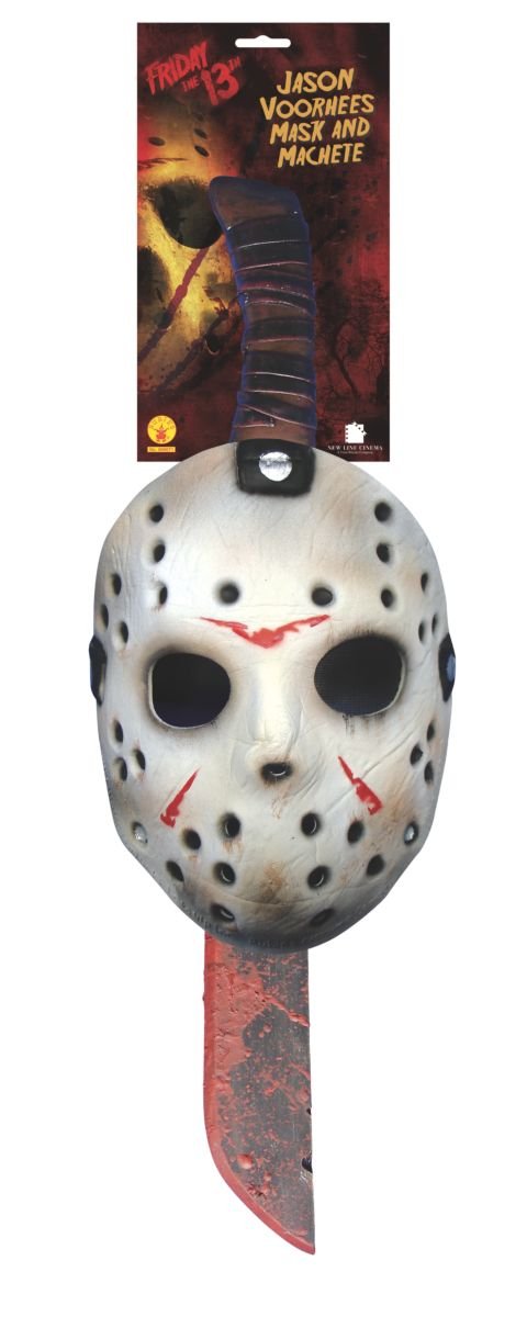 Set Mascara Y Machete Jason Friday The 13th Adulto
