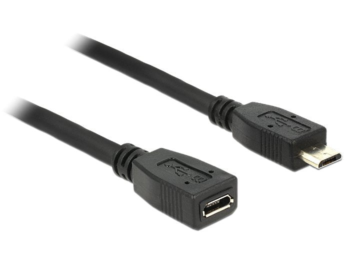 EAN 4043619835676 - DeLOCK 0.5m USB 2.0 cable USB 0,5 m Micro-USB B Negro imagen 2