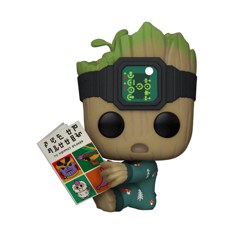 Funko Pop Marvel Guardianes De La Galaxia Groot En Pijama Con Libro 70651