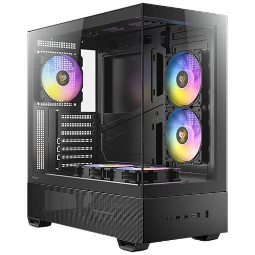 Caja Pc Antec Cx705 Argb Mid-Tower Atx Panoramica 270º 5xvent 120mm Pwm