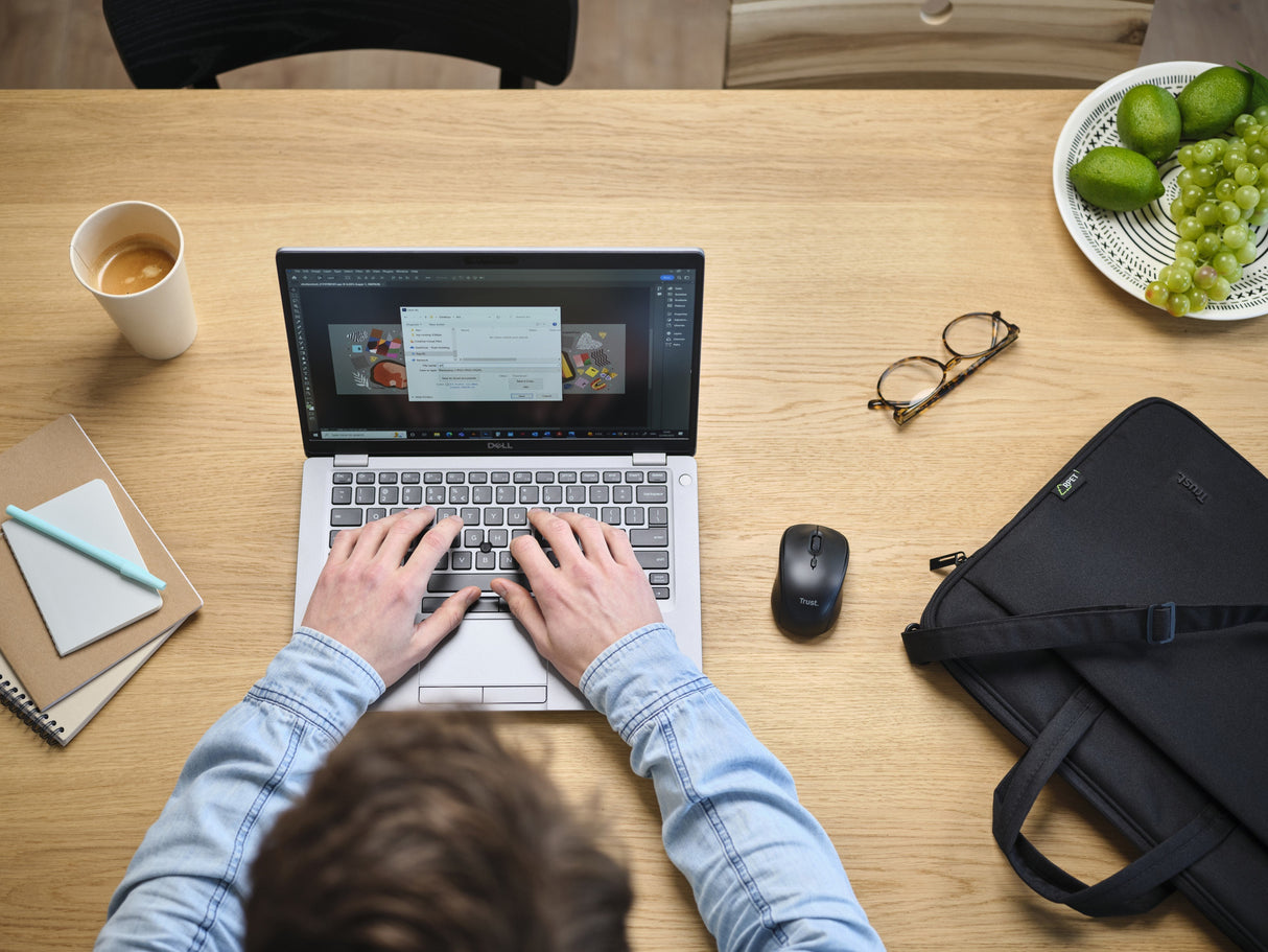 Maletín + Ratón Trust Gaming Bologna Para Portátiles Hasta 16' Negro