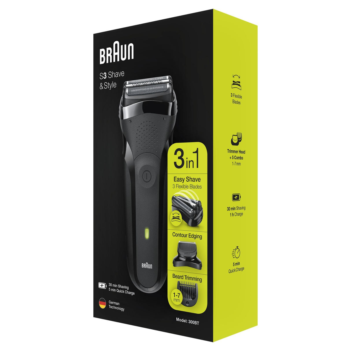 EAN 4210201276357 - Braun Series 3 81702941 afeitadora Máquina de afeitar de láminas Recortadora Negro imagen 7