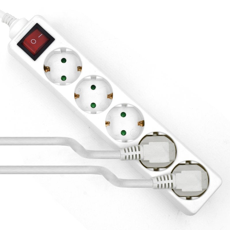 Ewent Regleta 5 Tomas Shuko Ewent Regleta 5 Tomas Shuko Con Boton On/Off Ew3916