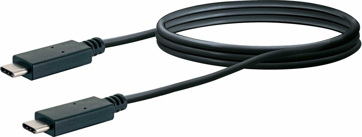 Schwaiger Cable Usb 3.1 Tipo C <> Tipo C 1m, Negro
