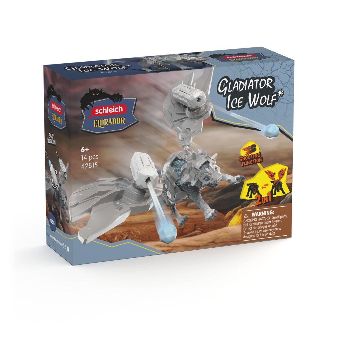 Schleich Eldrador Gladiator Eiswolf 42815