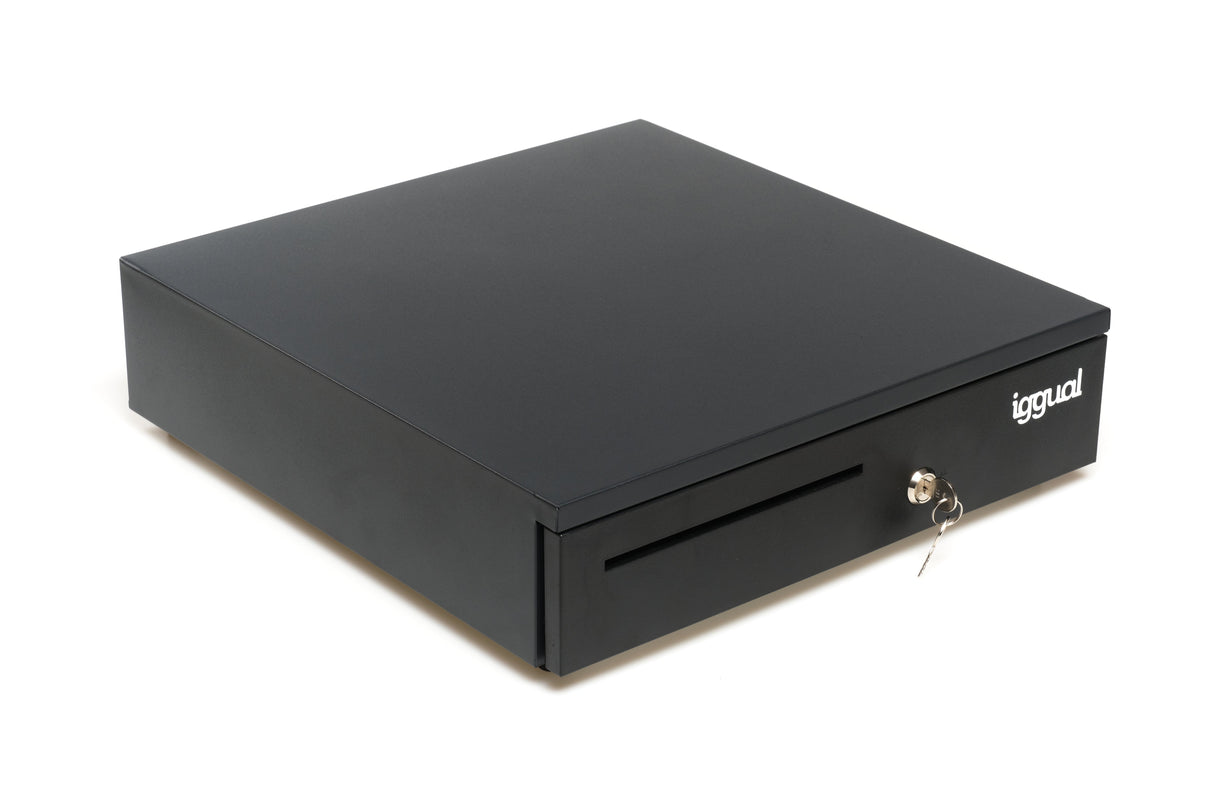 Iggual Cajón Portamonedas Iron-35 42cm 5+6 Negro