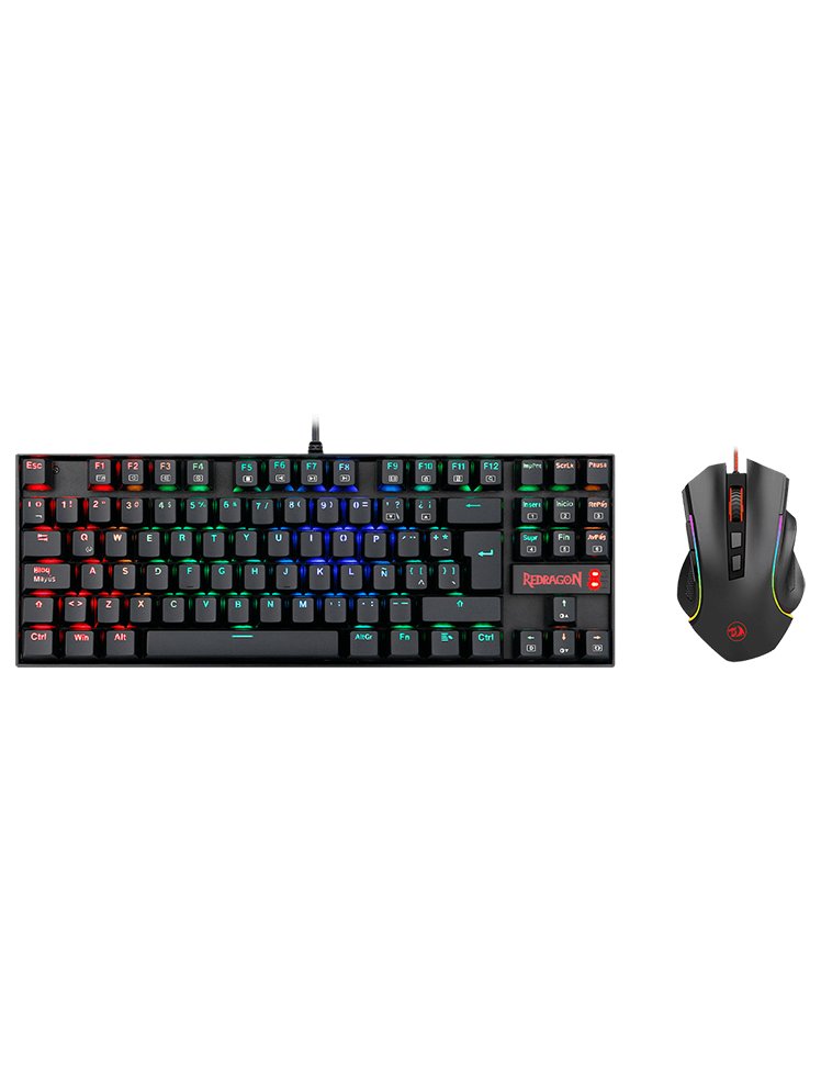 Redragon Combo Teclado+Ratón K552rgb+M607 Español