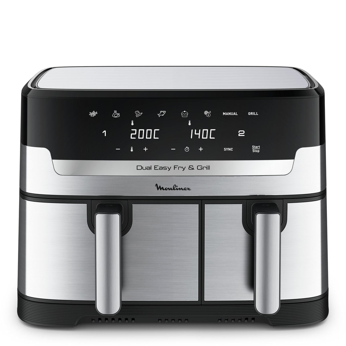 Freidora De Aire Moulinex Ez905d20 Dual 5.2l + 3.1l