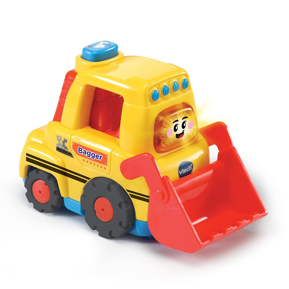 Vtech Hace Velocistas Para Bebés: Excavadora, Juego De Vehículo Amarillo/Rojo 80-507804