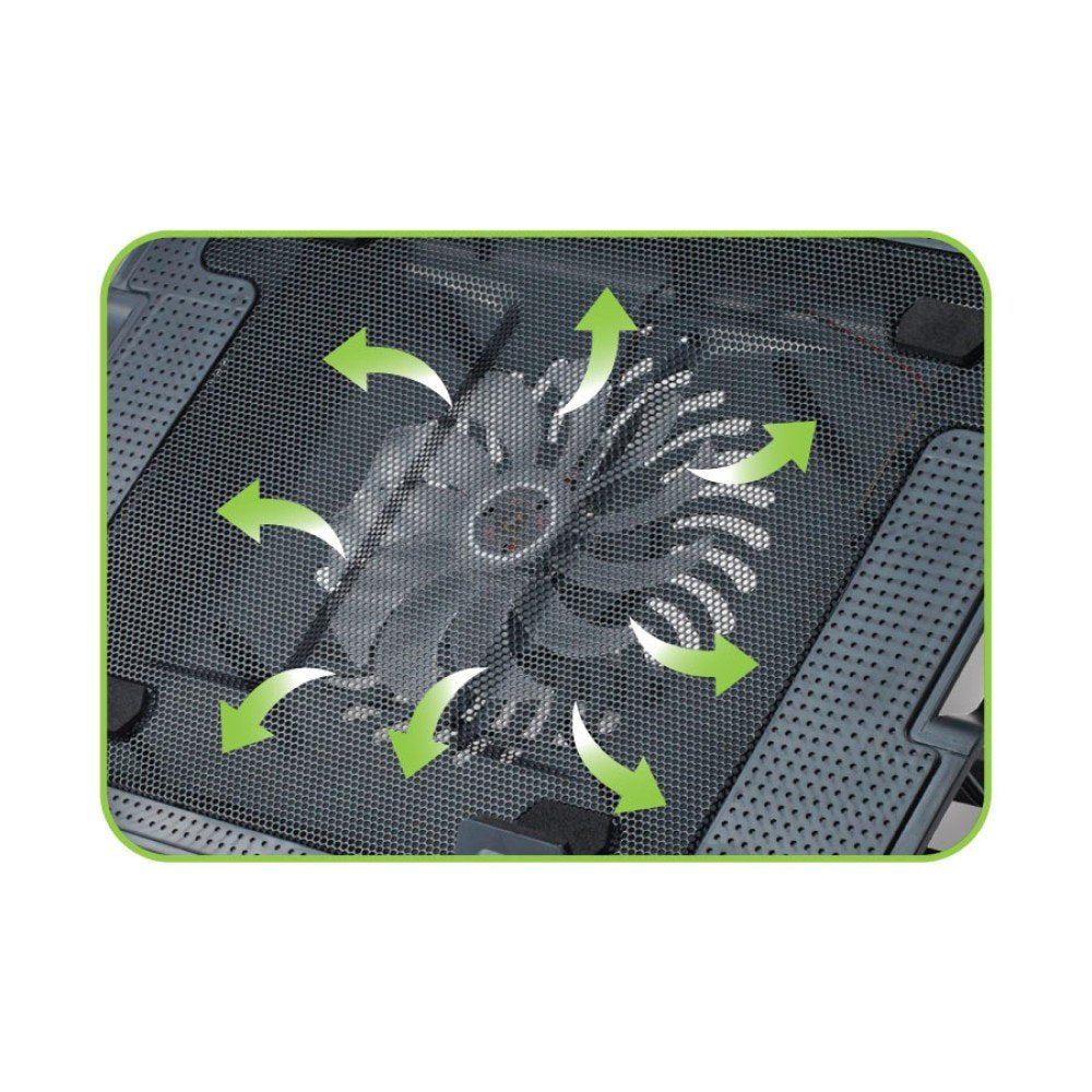 EAN 8051128106244 - Techly ICOOL-CP12TY almohadilla fría 43,9 cm (17.3") 1400 RPM Negro imagen 9