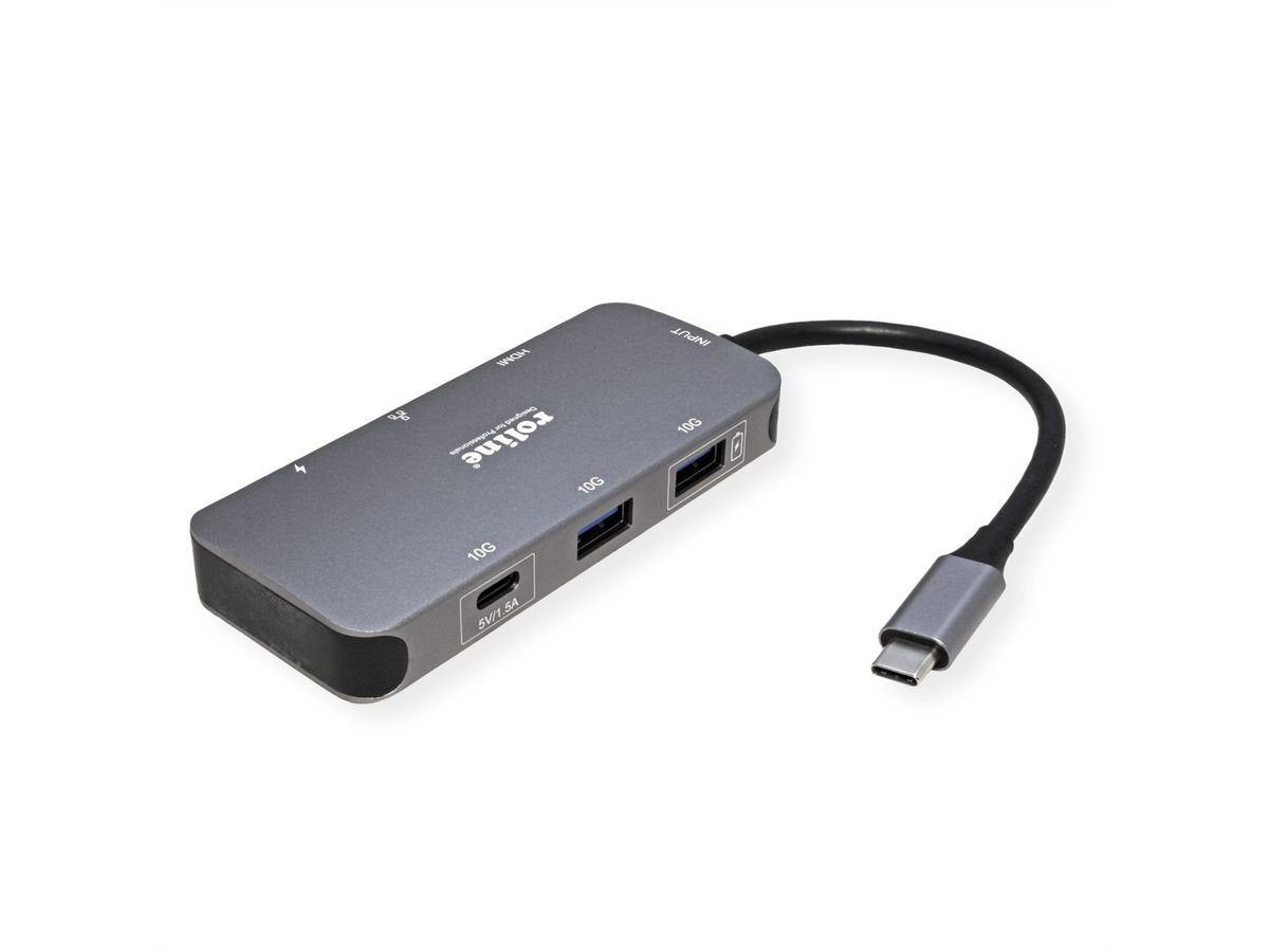 Usb 3.2 Gen 2 Tipo C Multiport Estación De Acoplamiento 4k Hdmi Lan