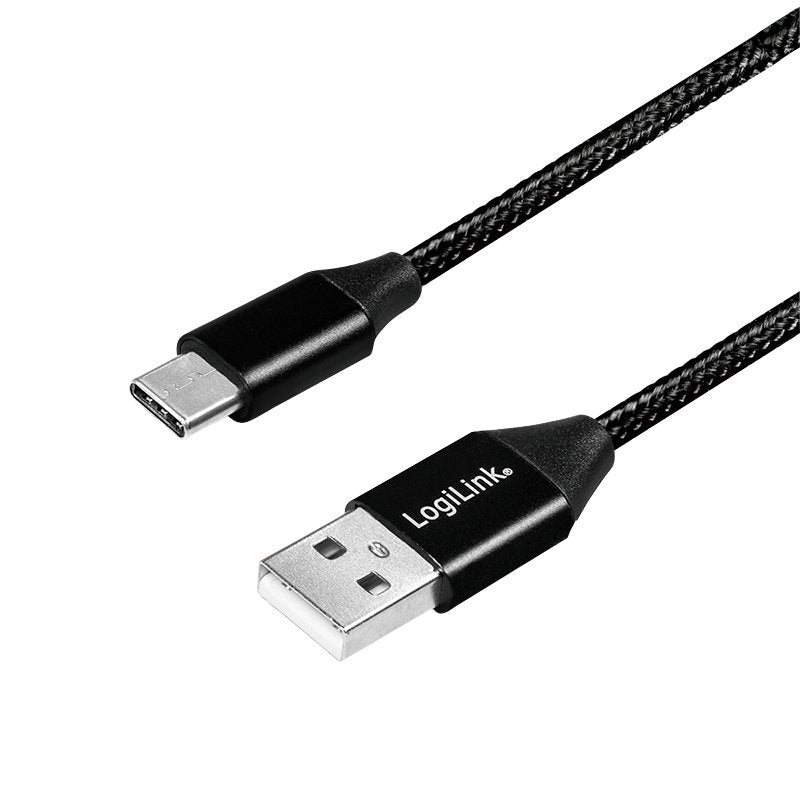 Logilink Cu0140 Cable Usb 1 M 2.0 Usb C Usb A Negro