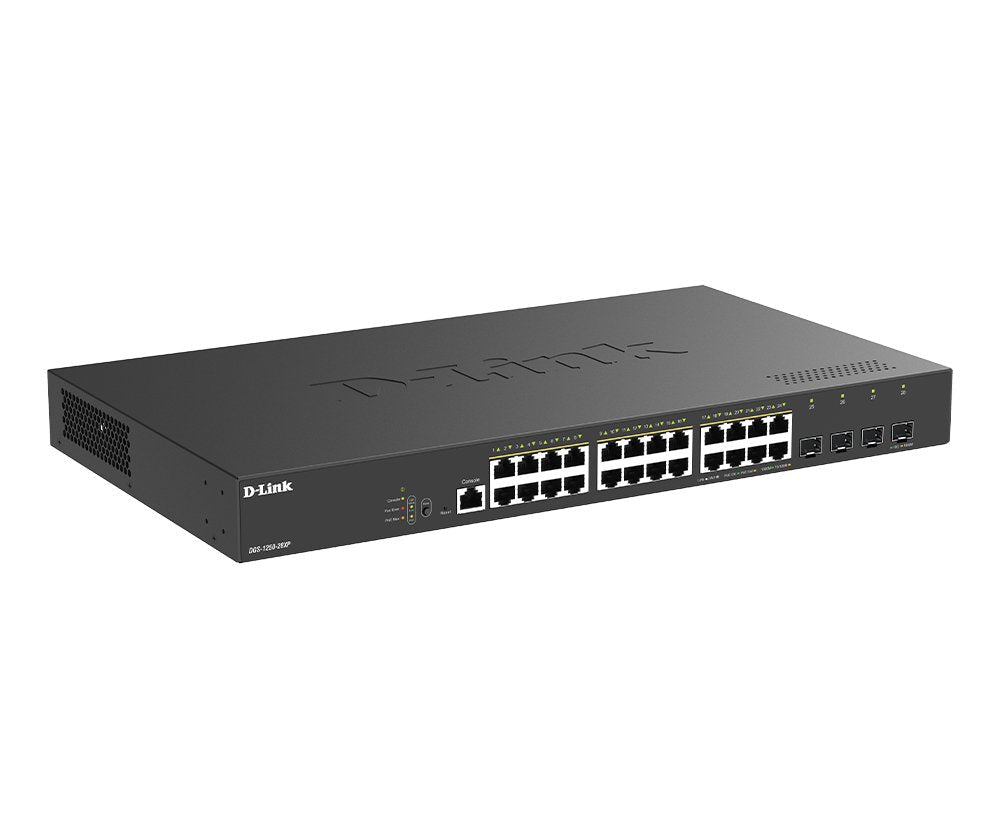 D-Link Dgs-1250-28xp/E Switch Smart Managed Poe+ 4x 10g - Switch - 1 Gbps