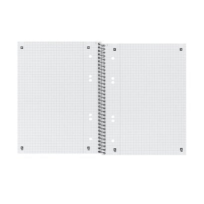 Oxford Collegeblock A5+ 80 Blatt Kariert Rand Links