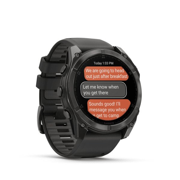 EAN 0753759338206 - Garmin Fenix 8 3,56 cm (1.4") AMOLED 51 mm Digital 454 x 454 Pixeles Pantalla táctil Titanio Wifi GPS (sa imagen 6