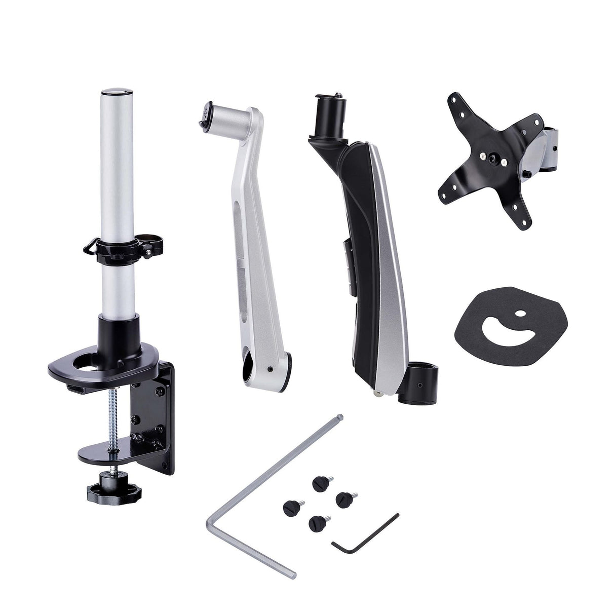 EAN 0065030902045 - StarTech.com 1MP1ACG-MONITOR-ARM soporte para monitor 76,2 cm (30") Negro, Plata imagen 13