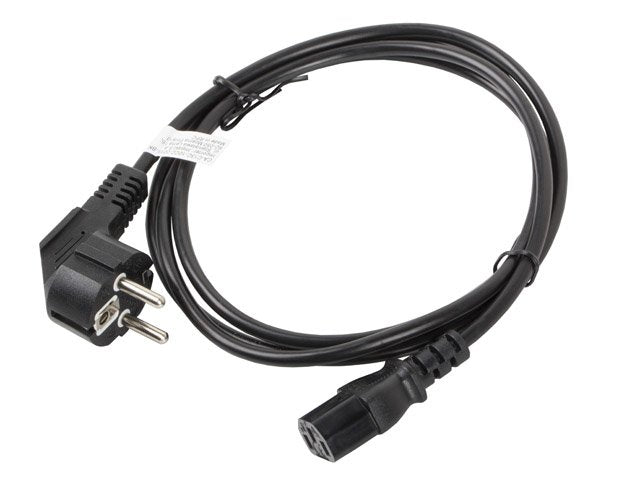 Cable De Alimentación Lanberg Ca-C13c-10cc-0018-Bk Conectores Schuko / Iec320 C13 1.8 Metros