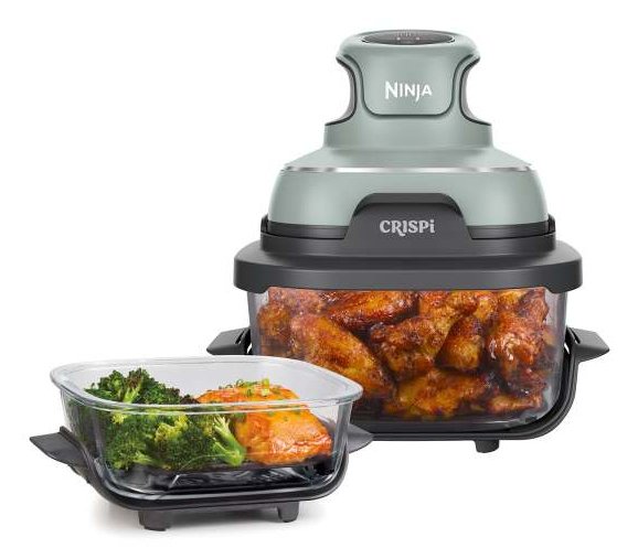 EAN 0622356317634 - Ninja CRISPi Sencillo 4,5 L 1700 W Freidora de aire caliente Verde, Gris, Transparente imagen 4