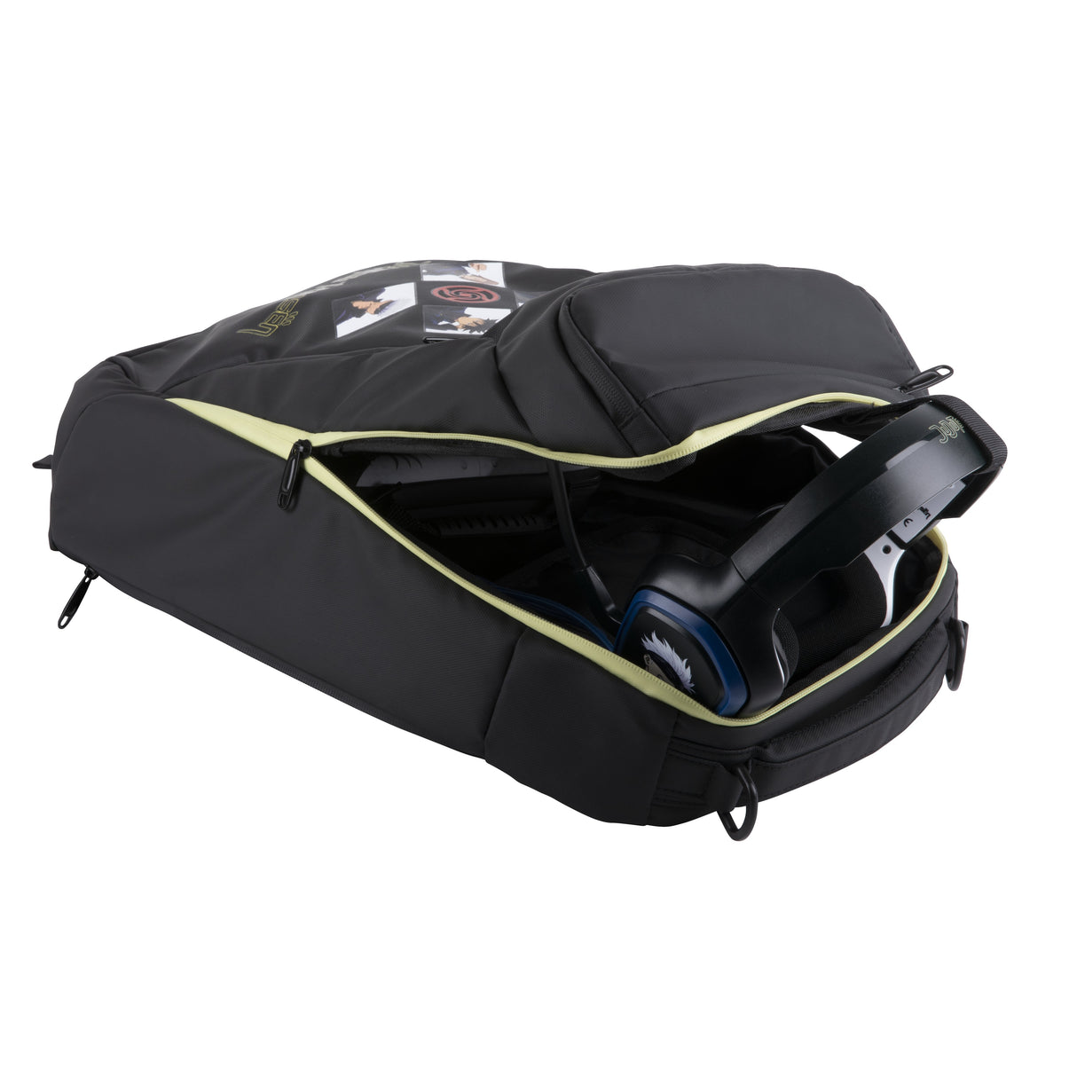 Mochila Gaming Konix Jujutsu Kaisen 17 Backpack 11 Bolsillos Interiores 4 Exteriores Kx-Juju-Bpk-17