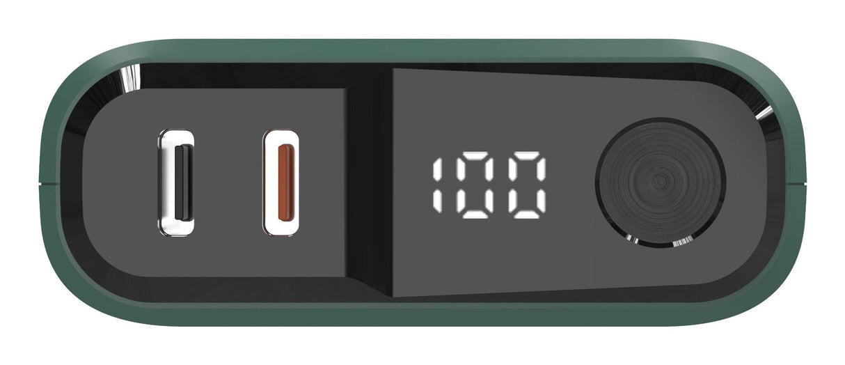 EAN 4040895011954 - RealPower PB-10000C PD+ 10000 mAh Verde oscuro imagen 2