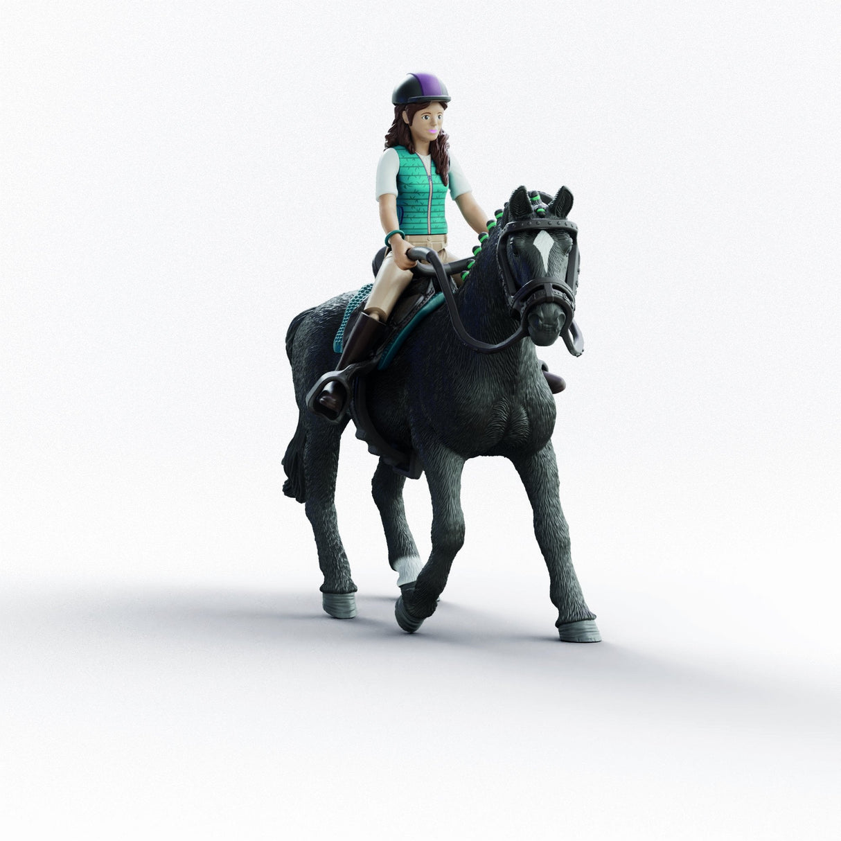 Schleich Horse Club Lisa & Storm, Figura De Juguete Marrón 42712