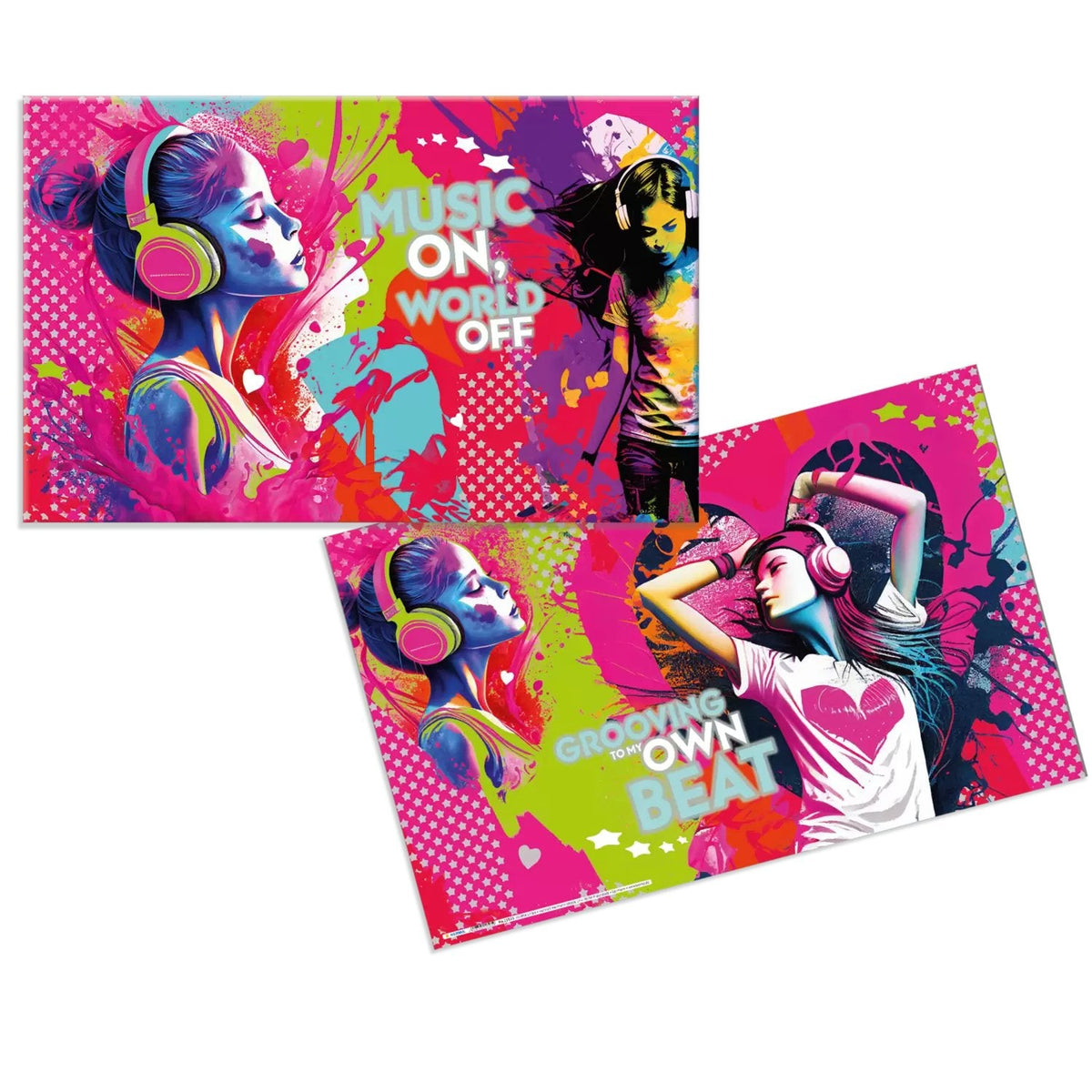 Herma Schreibunterlage Kartonmusic Girl 55x35 3uds