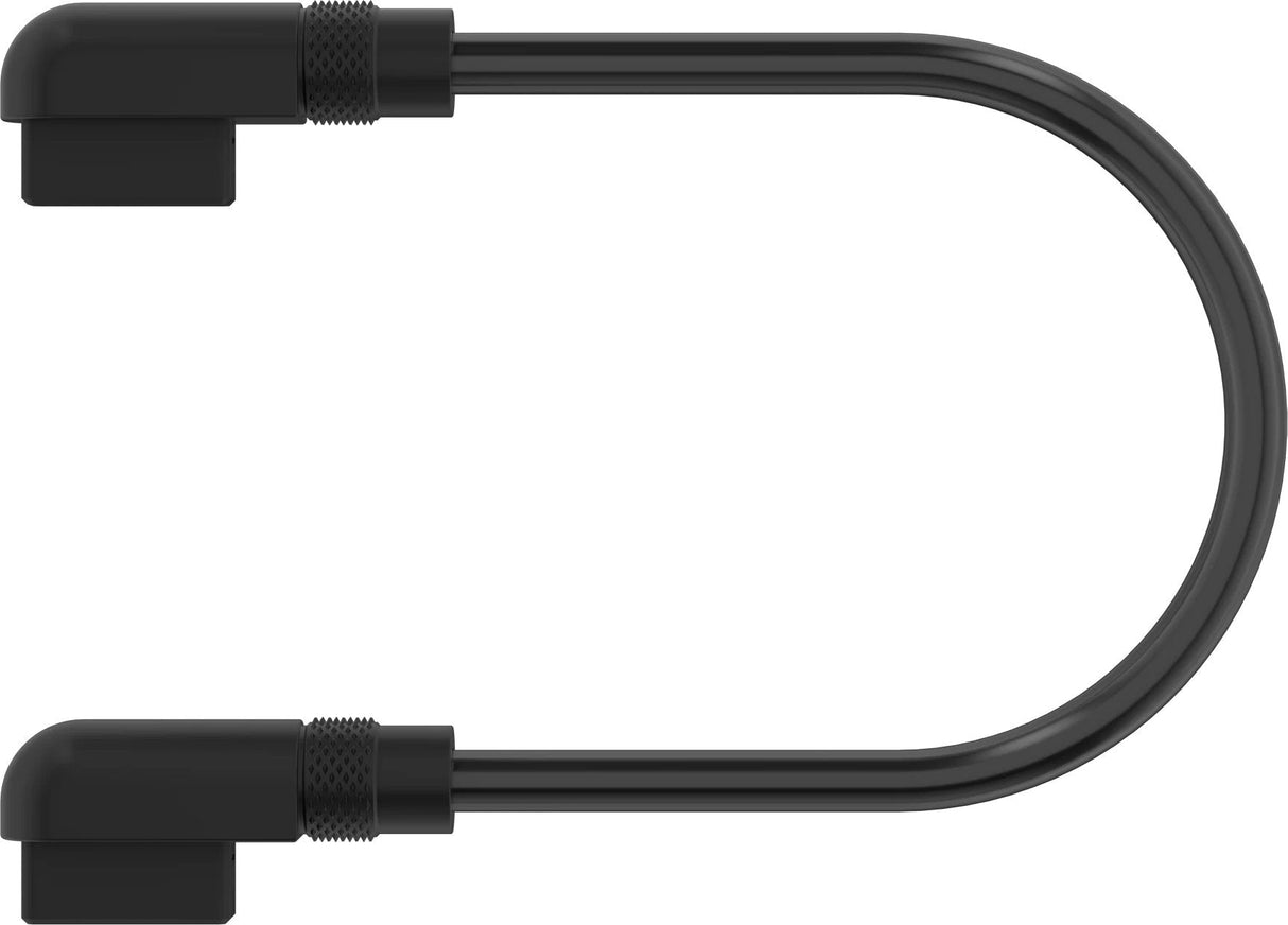 Corsair Cl-9011133-Ww, Cable Icue Link, 135 Mm, Ángulo De 90° (Negro, 2 Piezas)