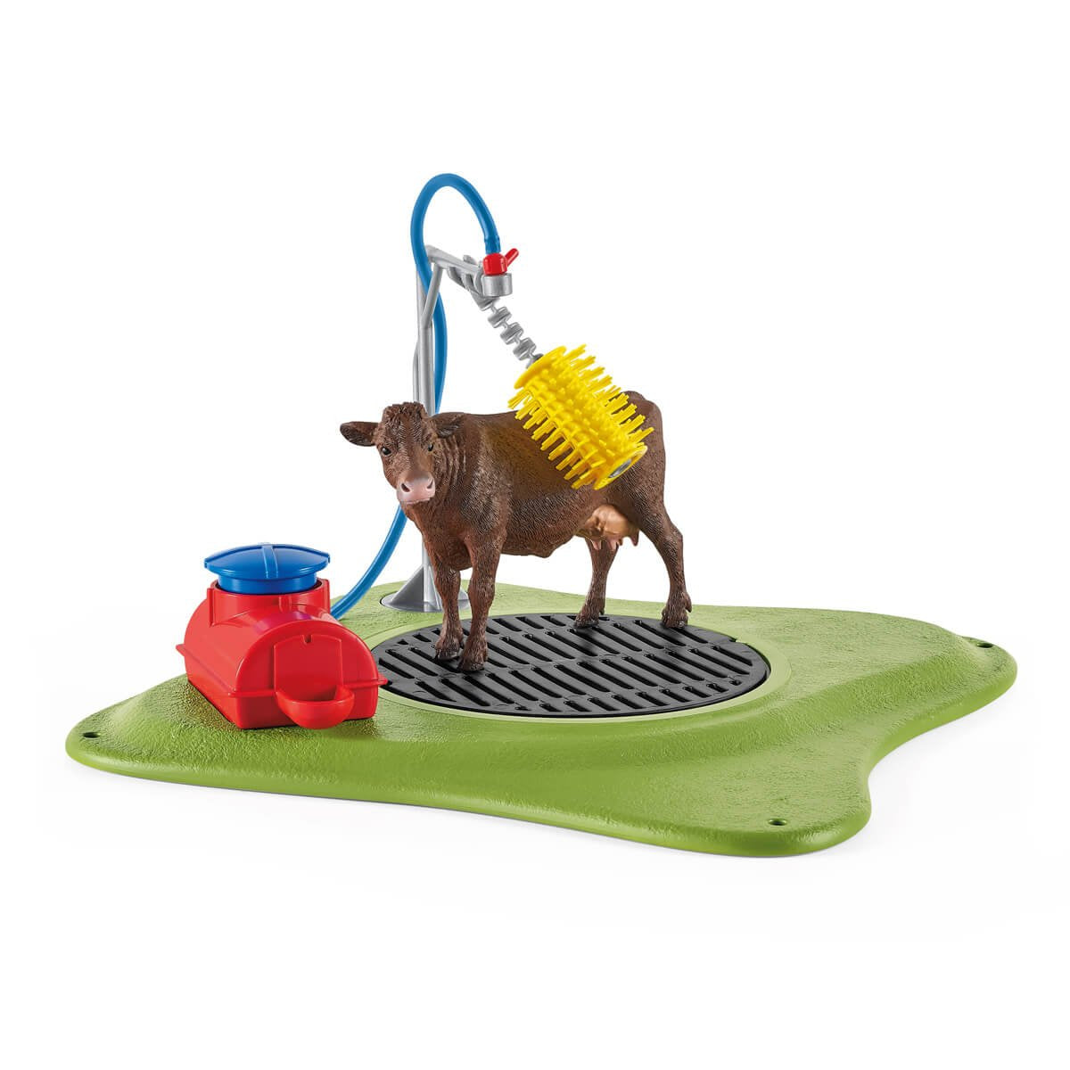 Schleich Figura De Minijuego De La Estación De Lavado De Vacas De Farm World 42529