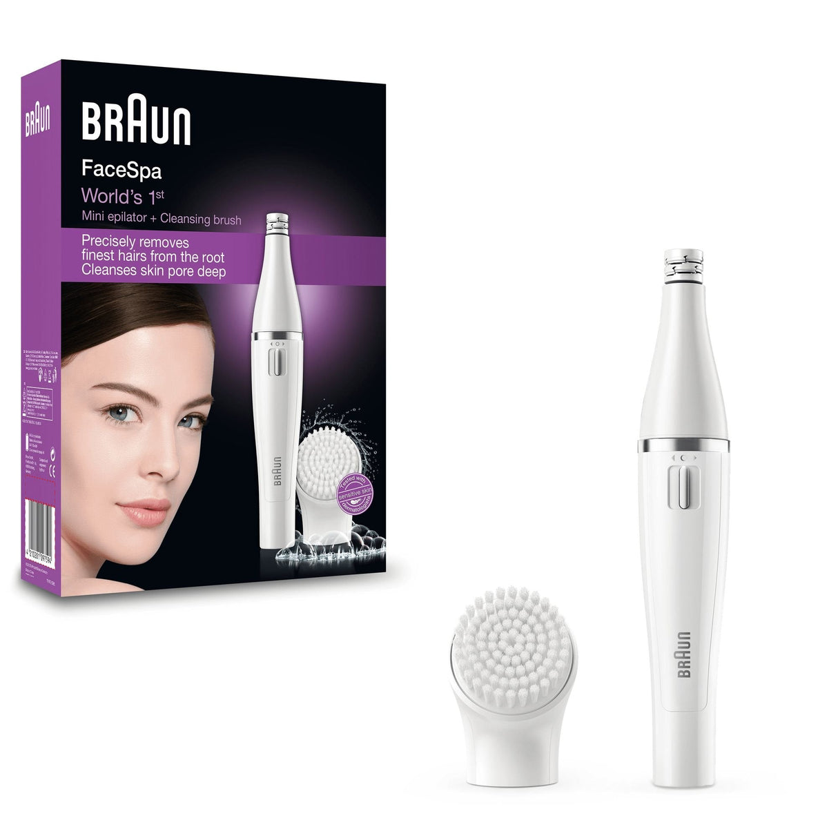 Braun Face 810 Depiladora + Limpiador De Cara