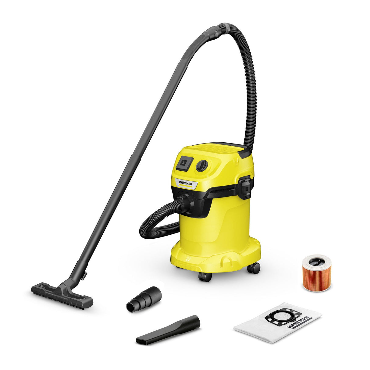 EAN 4054278656366 - Kärcher WD 3 P V-17/4/20 Negro, Amarillo 17 L 1000 W imagen 1
