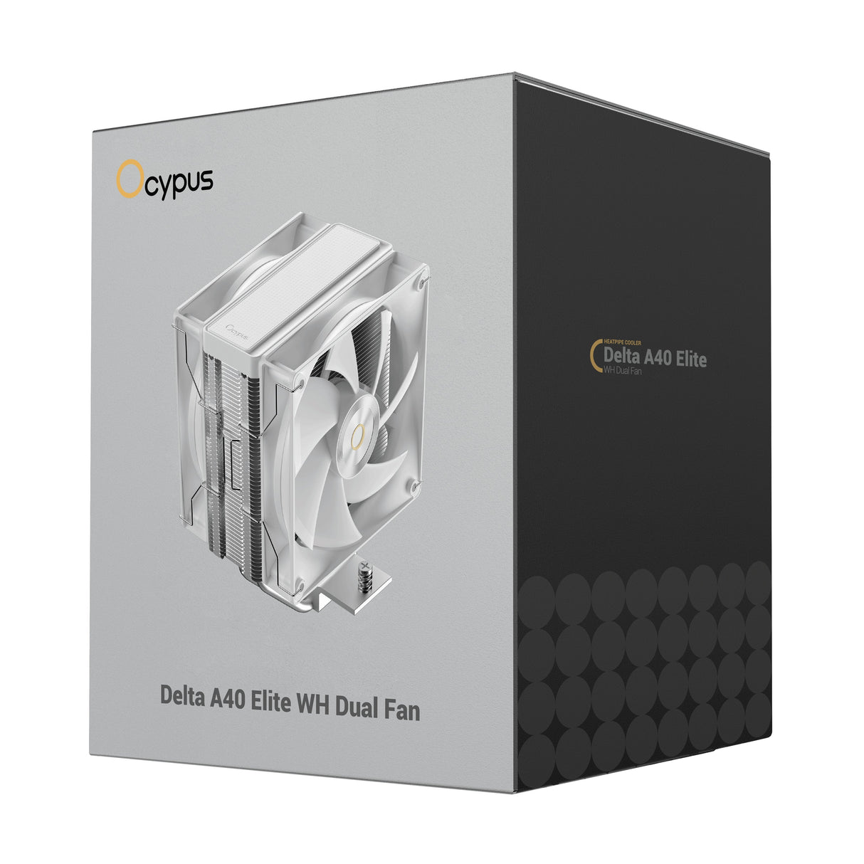 Refrigeracion Cpu Ocypus Delta A40 Elite Dual Fan (Blanco, 120 Mm) Delta-A40-Wh2nnwn00x-Gl