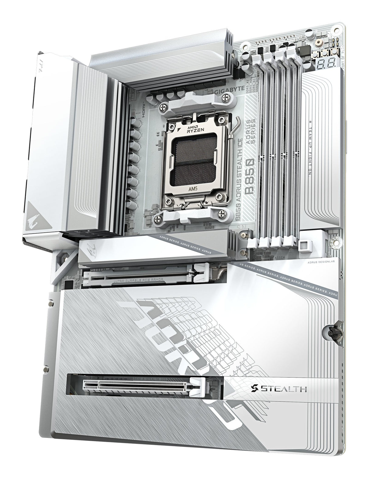 EAN 4719331873103 - GIGABYTE B850 AORUS STEALTH ICE AMD B850 Zócalo AM5 ATX imagen 5