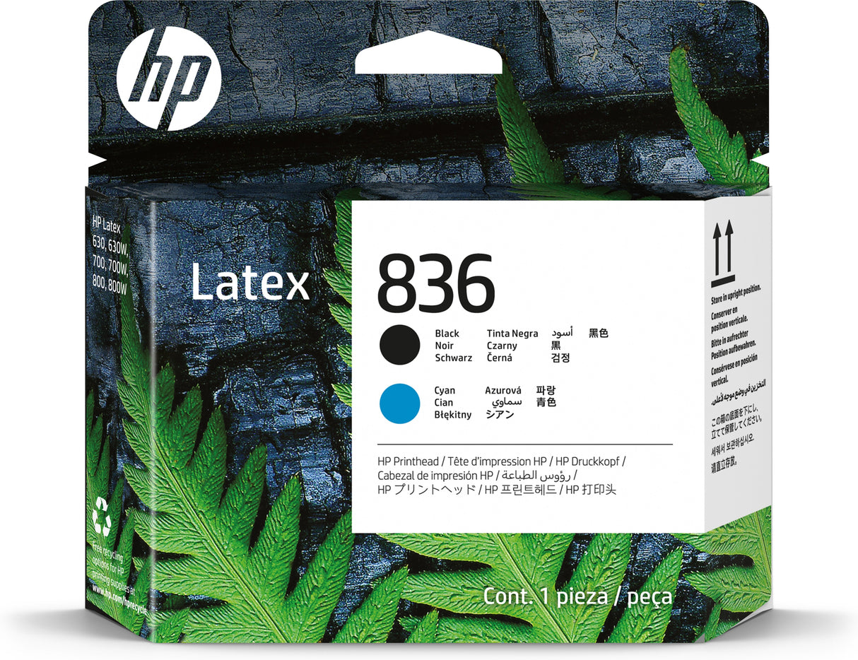 Cabezal Negro-Cian Hp 836 Latex