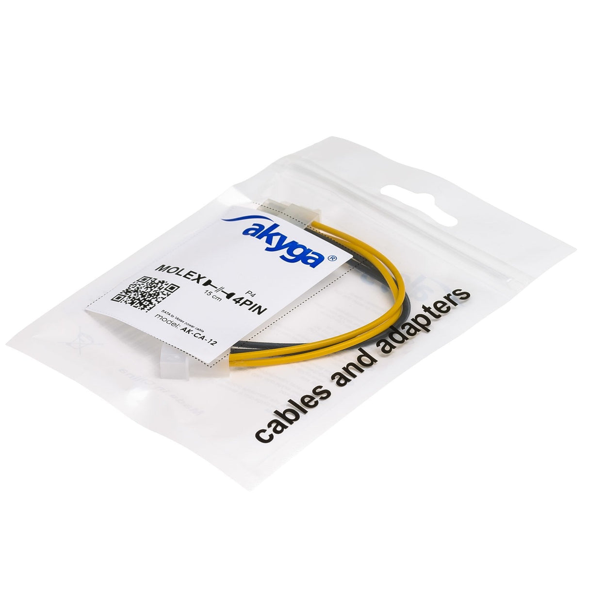 Akyga Adaptador Molex / P4 Ak-Ca-12