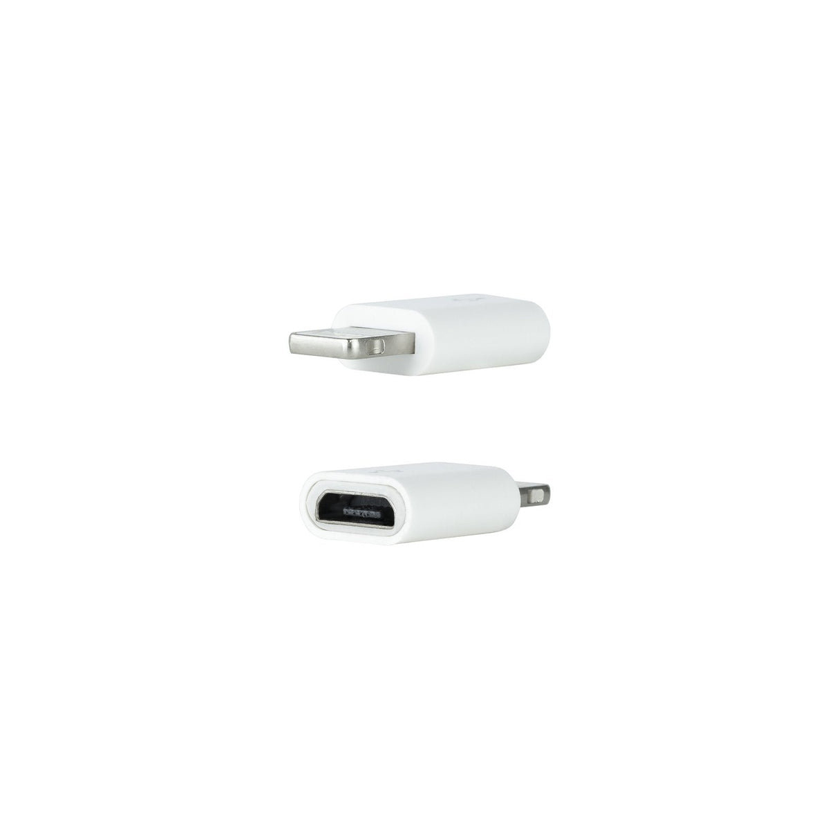 Nanocable Adaptador Lightning A Micro Usb - Lightning/M-Micro B/H - Blanco