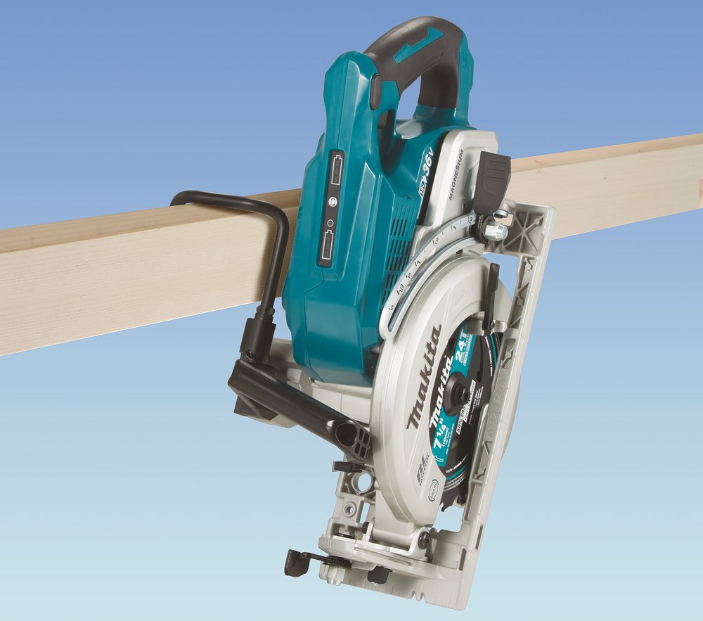 EAN 0088381838665 - Makita DRS780Z sierra circular portátil 18,5 cm Negro, Azul 5100 RPM imagen 2