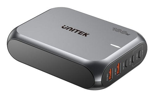 EAN 4894160057372 - UNITEK P1234AGY01-EU 188W Universal Gris Oscuro USB Carga rápida Interior imagen 3