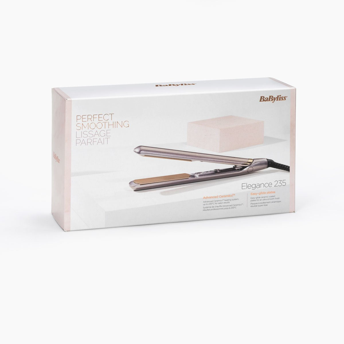 Babyliss Elegance 235 Plancha De Pelo Caliente Gris 3 M